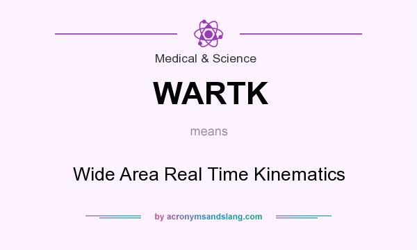 What does WARTK mean? It stands for Wide Area Real Time Kinematics