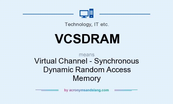 What does VCSDRAM mean? It stands for Virtual Channel - Synchronous Dynamic Random Access Memory