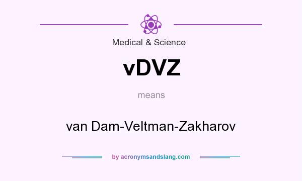 What does vDVZ mean? It stands for van Dam-Veltman-Zakharov