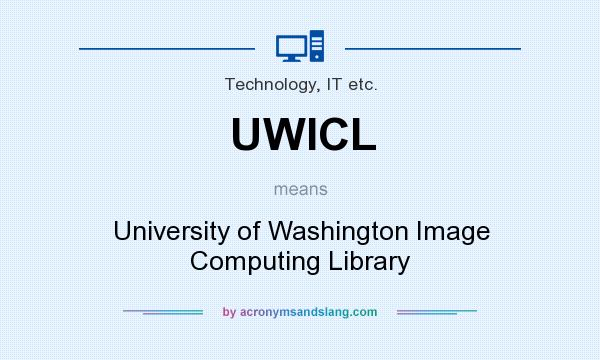 What does UWICL mean? It stands for University of Washington Image Computing Library