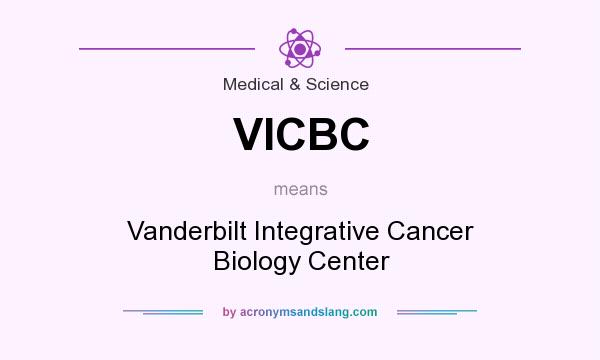 What does VICBC mean? It stands for Vanderbilt Integrative Cancer Biology Center