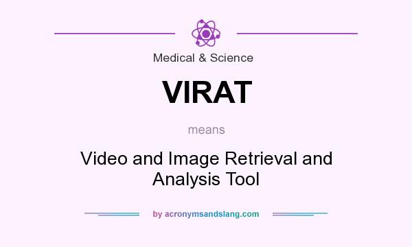 What does VIRAT mean? It stands for Video and Image Retrieval and Analysis Tool