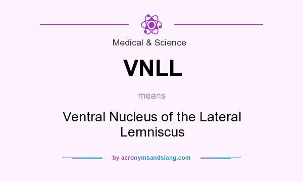 What does VNLL mean? It stands for Ventral Nucleus of the Lateral Lemniscus