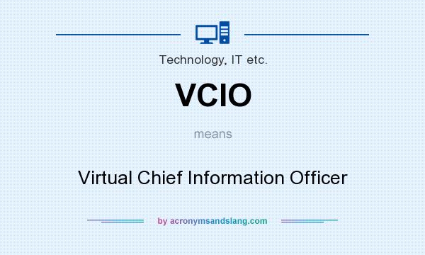 What does VCIO mean? It stands for Virtual Chief Information Officer