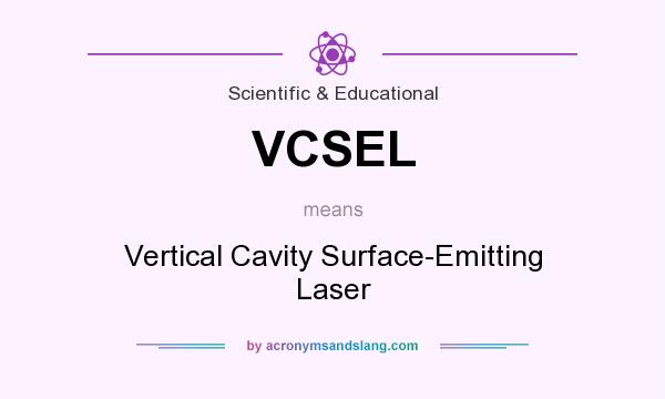 What does VCSEL mean? It stands for Vertical Cavity Surface-Emitting Laser