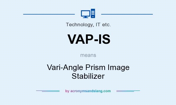 What does VAP-IS mean? It stands for Vari-Angle Prism Image Stabilizer