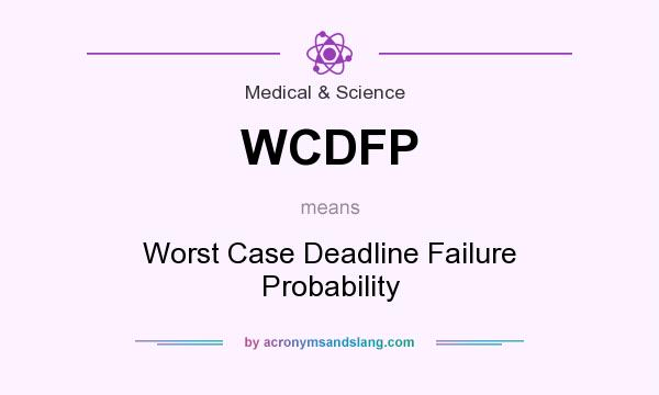 What does WCDFP mean? It stands for Worst Case Deadline Failure Probability