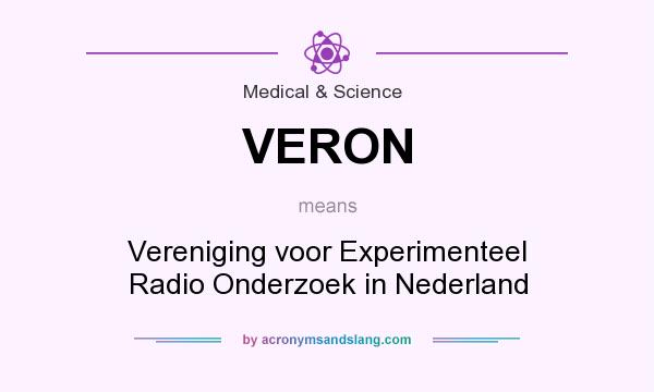 What does VERON mean? It stands for Vereniging voor Experimenteel Radio Onderzoek in Nederland