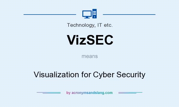 What does VizSEC mean? It stands for Visualization for Cyber Security