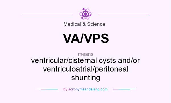 What does VA/VPS mean? It stands for ventricular/cisternal cysts and/or ventriculoatrial/peritoneal shunting