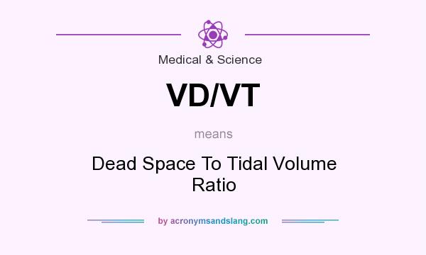 What does VD/VT mean? It stands for Dead Space To Tidal Volume Ratio