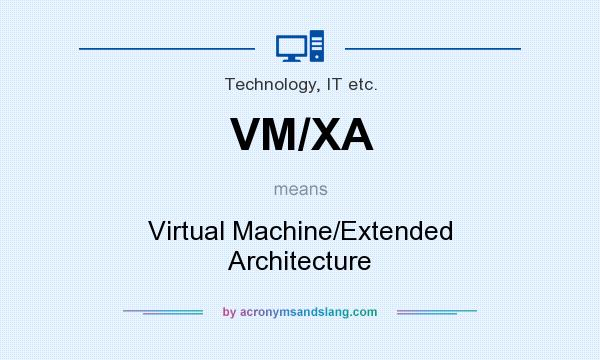 What does VM/XA mean? It stands for Virtual Machine/Extended Architecture