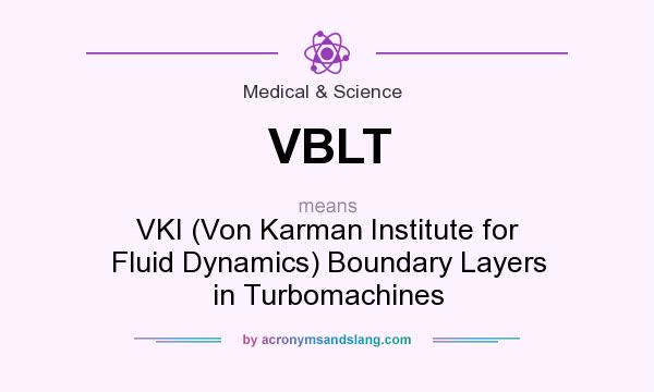 What does VBLT mean? It stands for VKI (Von Karman Institute for Fluid Dynamics) Boundary Layers in Turbomachines