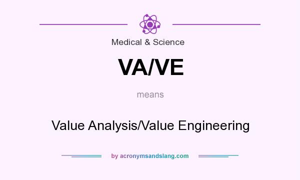 What does VA/VE mean? It stands for Value Analysis/Value Engineering