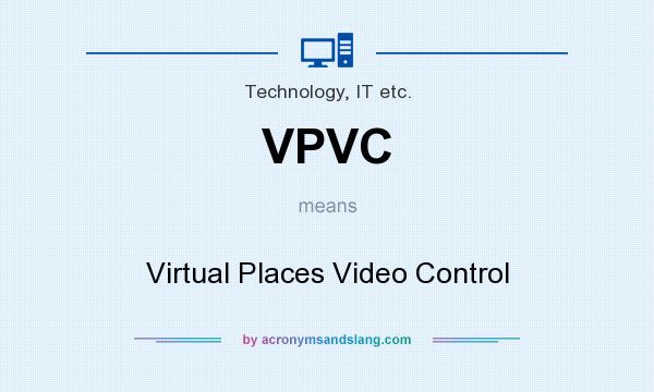 What does VPVC mean? It stands for Virtual Places Video Control