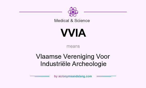 What does VVIA mean? It stands for Vlaamse Vereniging Voor Industriële Archeologie