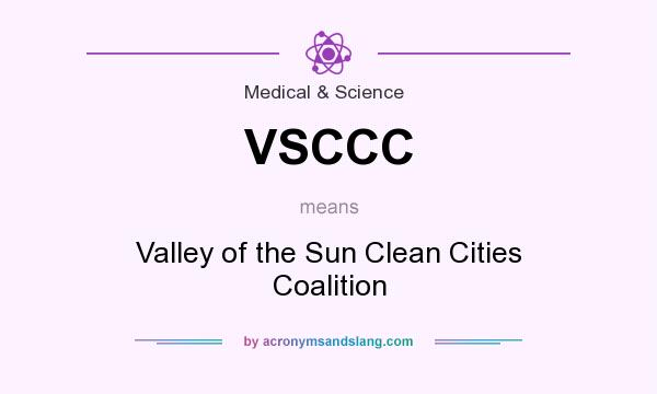 What does VSCCC mean? It stands for Valley of the Sun Clean Cities Coalition