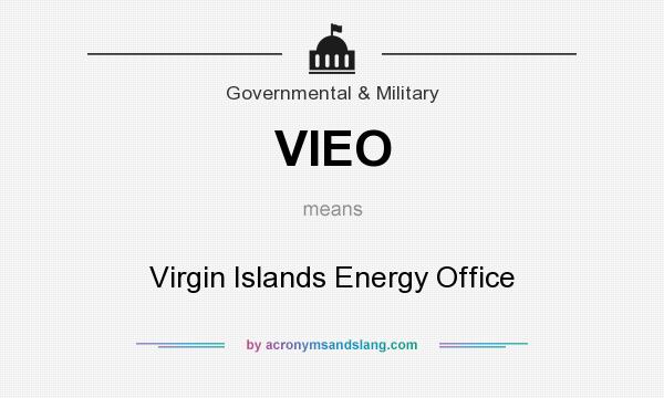 What does VIEO mean? It stands for Virgin Islands Energy Office