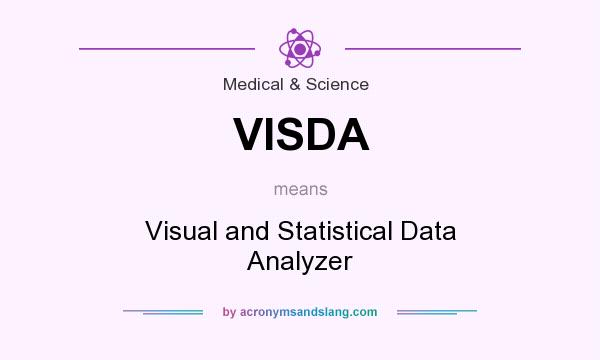 What does VISDA mean? It stands for Visual and Statistical Data Analyzer