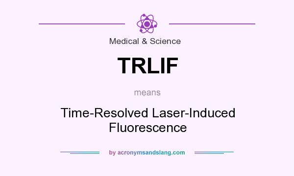 What does TRLIF mean? It stands for Time-Resolved Laser-Induced Fluorescence