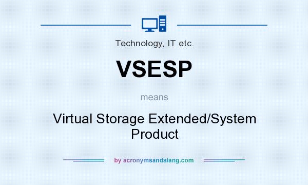 What does VSESP mean? It stands for Virtual Storage Extended/System Product