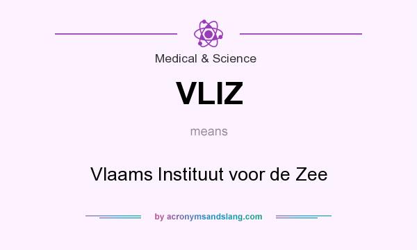 What does VLIZ mean? It stands for Vlaams Instituut voor de Zee