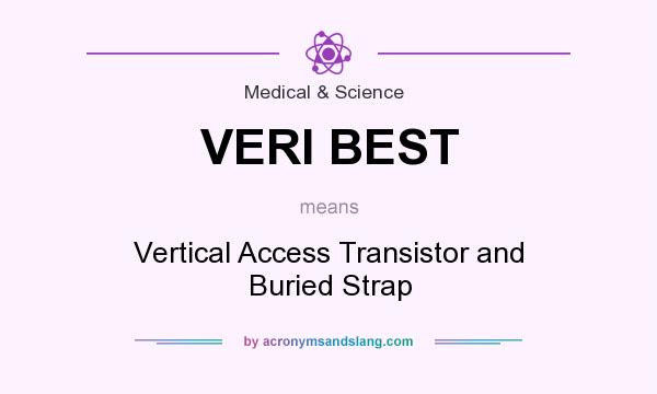 What does VERI BEST mean? It stands for Vertical Access Transistor and Buried Strap