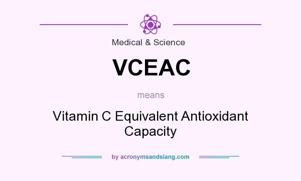 What does VCEAC mean? It stands for Vitamin C Equivalent Antioxidant Capacity