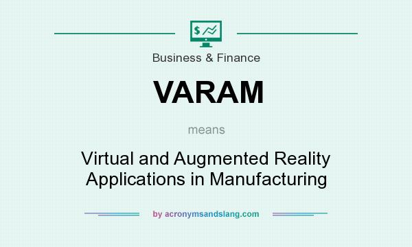 What does VARAM mean? It stands for Virtual and Augmented Reality Applications in Manufacturing