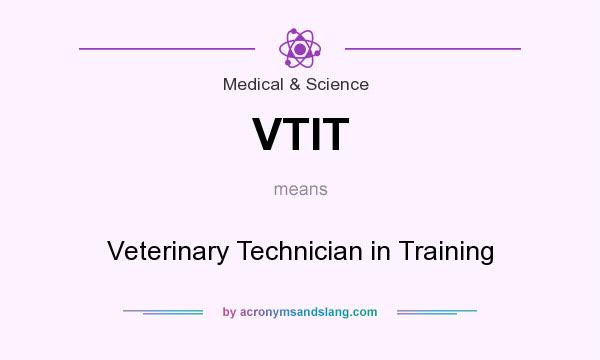 What does VTIT mean? It stands for Veterinary Technician in Training
