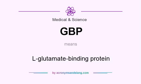 What does GBP mean? It stands for L-glutamate-binding protein