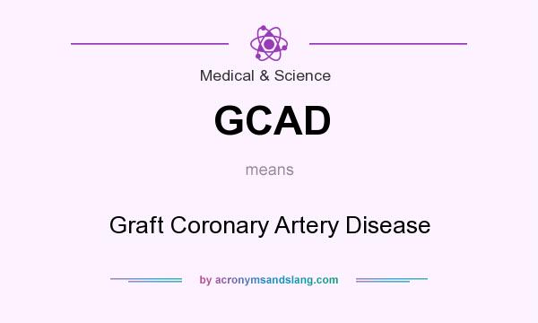 What does GCAD mean? It stands for Graft Coronary Artery Disease