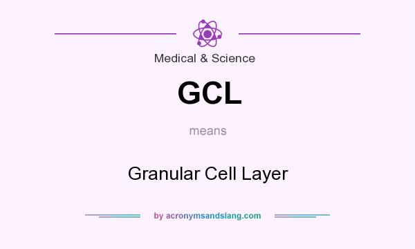 What does GCL mean? It stands for Granular Cell Layer
