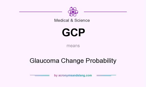 What does GCP mean? It stands for Glaucoma Change Probability