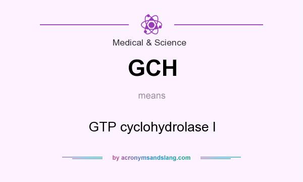 What does GCH mean? It stands for GTP cyclohydrolase I