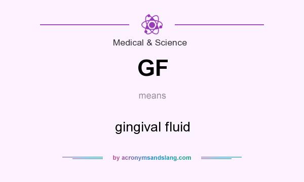 What does GF mean? It stands for gingival fluid