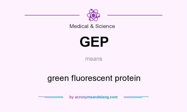 What does GEP mean? It stands for green fluorescent protein