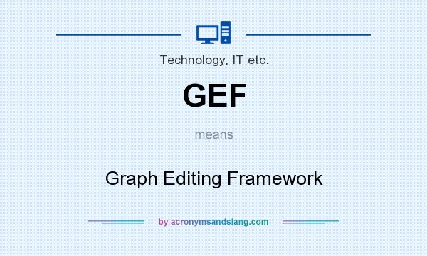 What does GEF mean? It stands for Graph Editing Framework