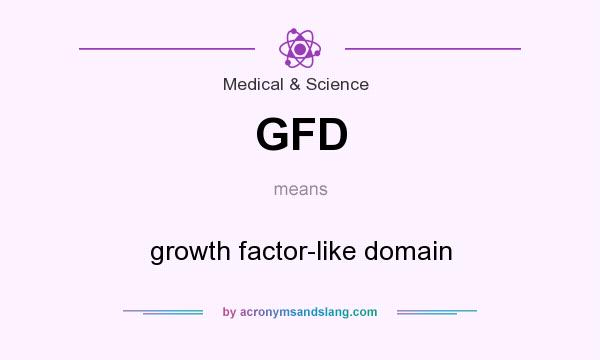 What does GFD mean? It stands for growth factor-like domain