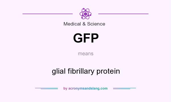 What does GFP mean? It stands for glial fibrillary protein