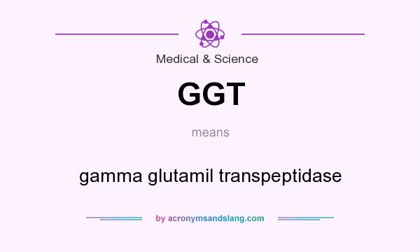 What does GGT mean? It stands for gamma glutamil transpeptidase