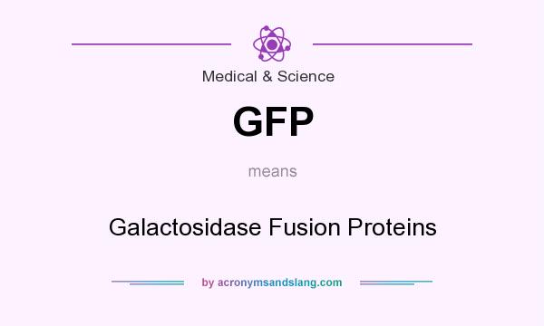What does GFP mean? It stands for Galactosidase Fusion Proteins