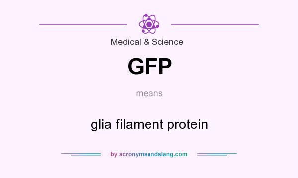 What does GFP mean? It stands for glia filament protein