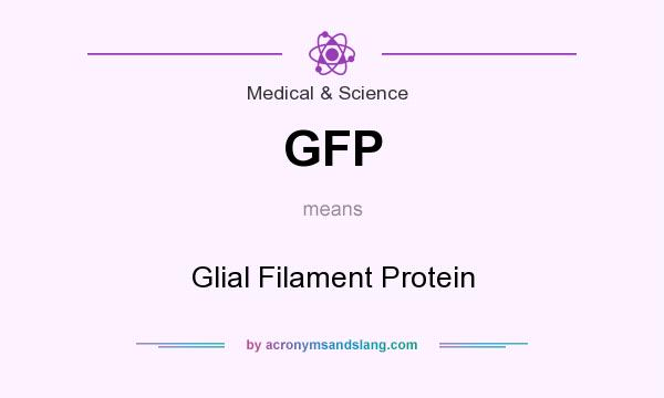 What does GFP mean? It stands for Glial Filament Protein