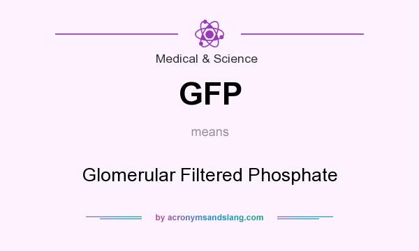 What does GFP mean? It stands for Glomerular Filtered Phosphate
