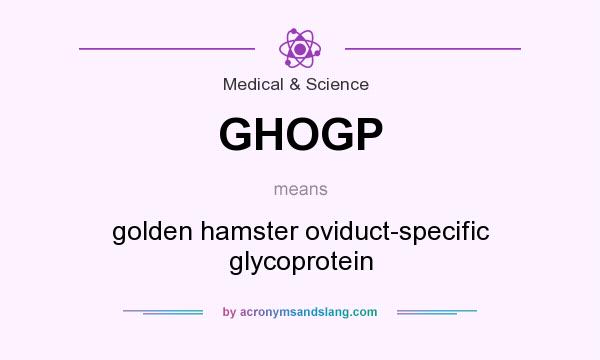 What does GHOGP mean? It stands for golden hamster oviduct-specific glycoprotein