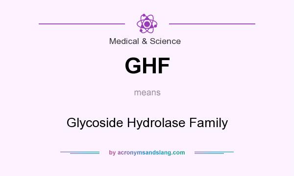 What does GHF mean? It stands for Glycoside Hydrolase Family