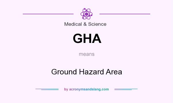 What does GHA mean? It stands for Ground Hazard Area