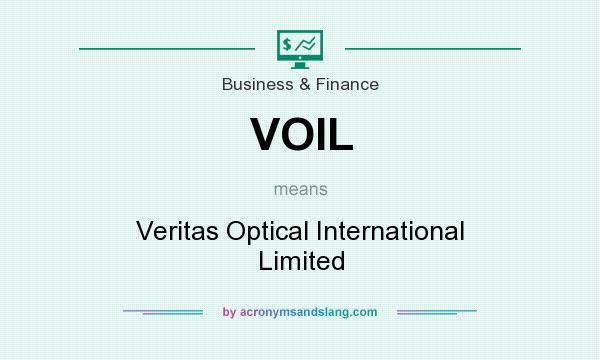 What does VOIL mean? It stands for Veritas Optical International Limited