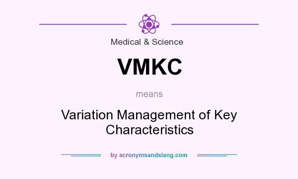 What does VMKC mean? It stands for Variation Management of Key Characteristics